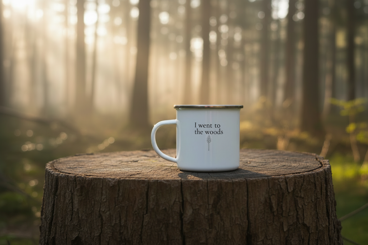 The Woods Enamel Mug