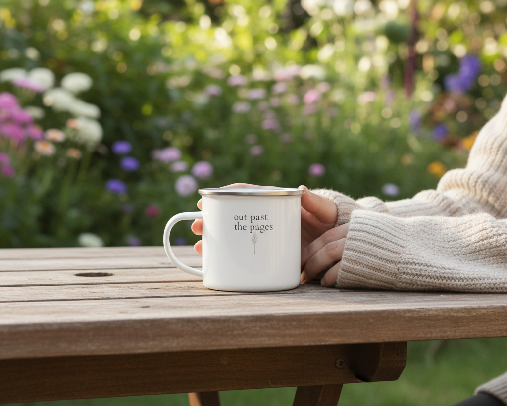 Past the Pages Enamel Mug