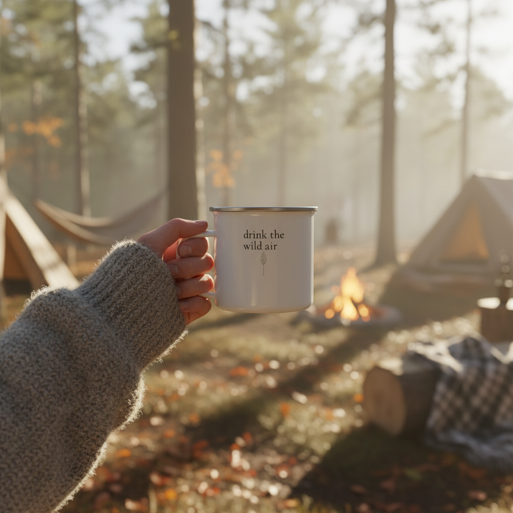 Wild Air Enamel Mug