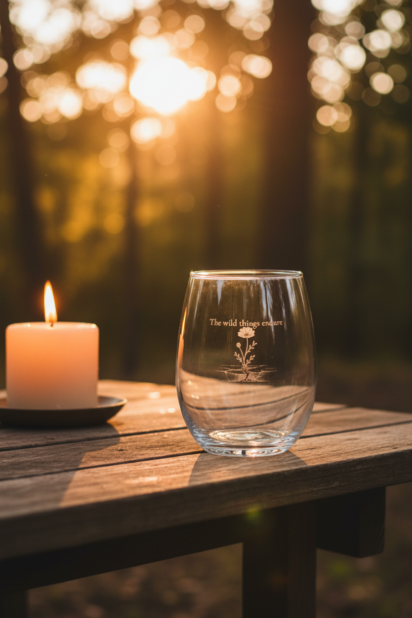 The Wild Things Endure Stemless Wineglass