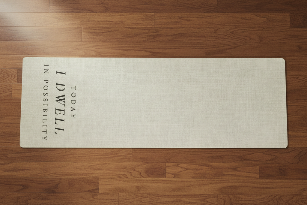 Dwell in Possibility Yoga Mat
