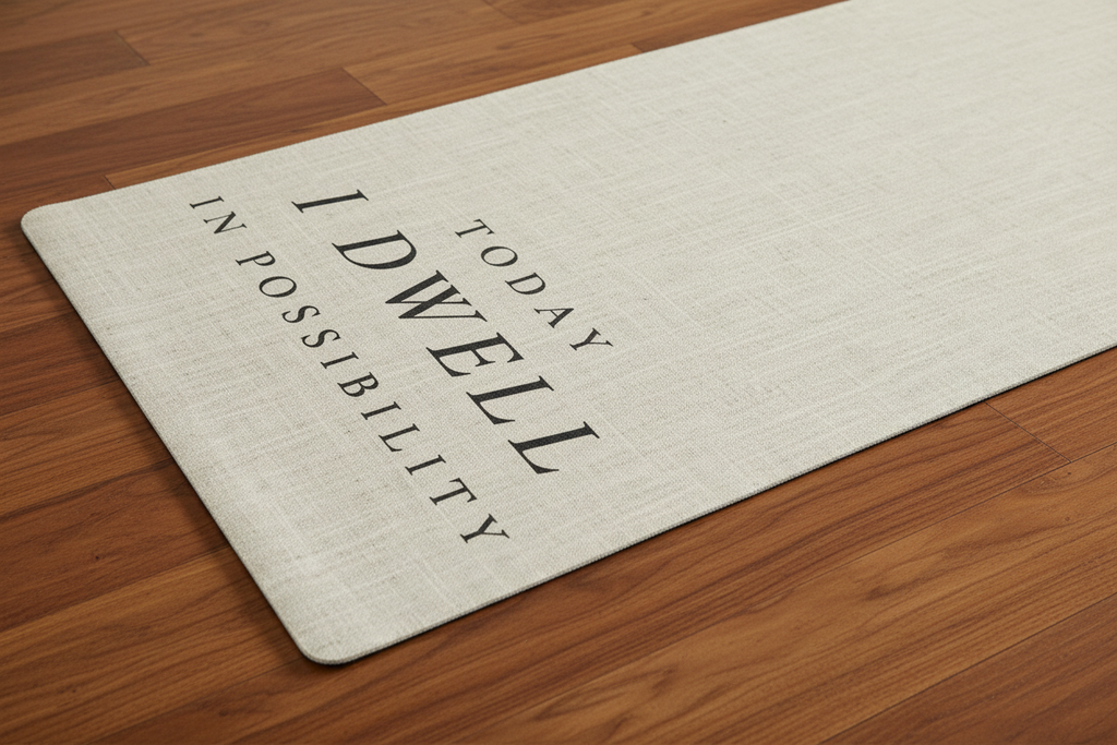 Dwell in Possibility Yoga Mat